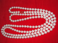 Vintage Long Faux White Pearls Vintage Long Faux White Pearls