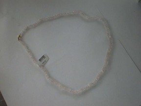 Jabberjewelry.com Pink Morganite Bead Gold Necklace