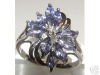 Jabberjewelry.com Tanzanite White Gold Ring