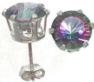 Jabberjewelry.com Mystic Topaz Silver Earrings