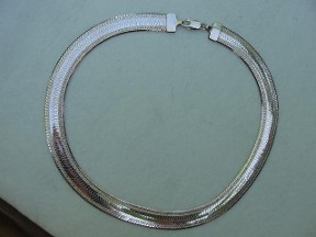 Jabberjewelry.com Large 12mm Silver Omega Necklace
