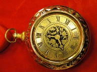 Large Pocket Watch Style Trinket Box