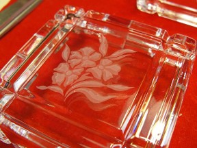 Puzzle Square Glass Trinket Box