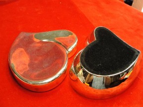Vintage Silver Heart Trinket Box
