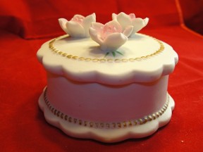 Birthday cake style trinket box