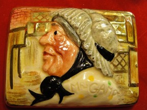 Jabberjewelry.com Vintage Mrs. Gamp Trinket Jewelry Box