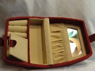 Red Purse Jewelry Travel Case