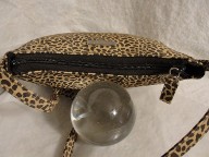 Nine West Leopard Print Pouch Bag Purse 